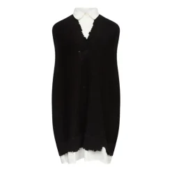 Vestido de punto desgastado