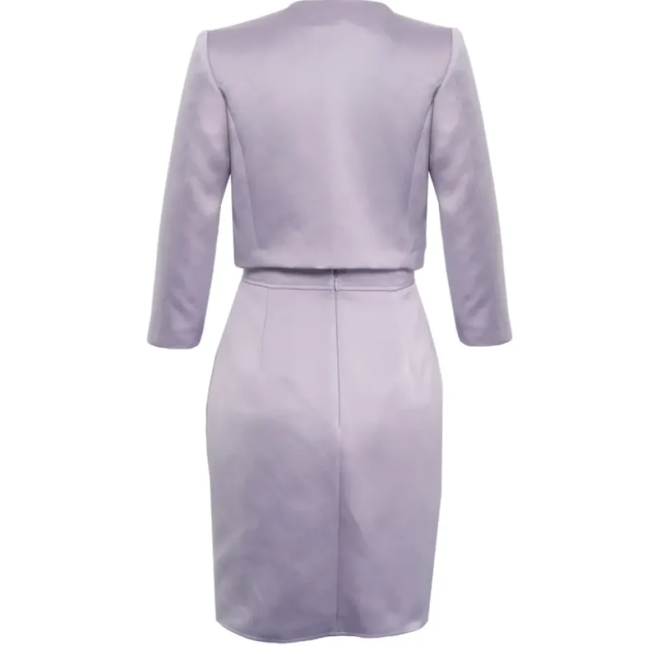 Vestido de Satén Duchess con Chaqueta