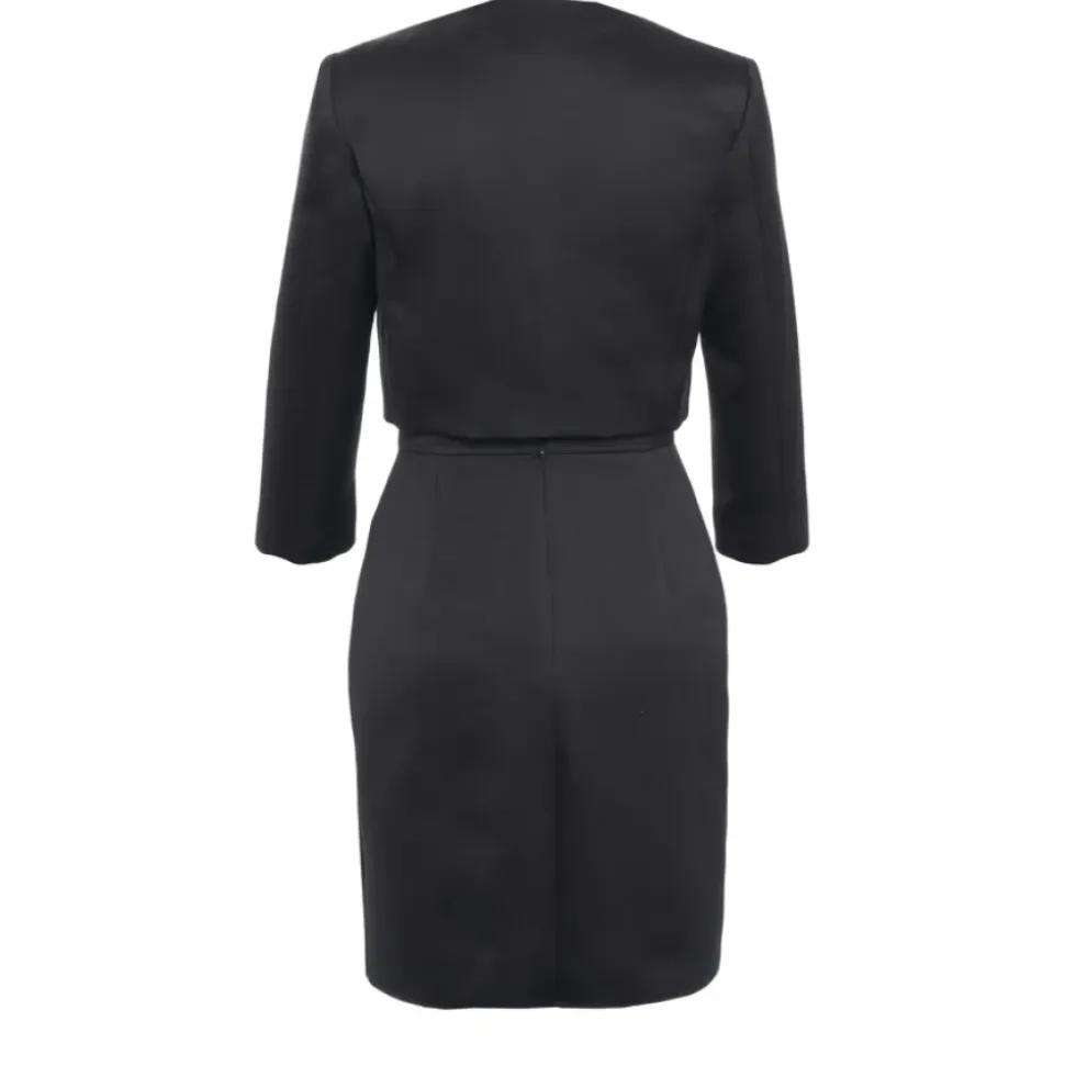 Vestido de Satén Duchesse con Chaqueta