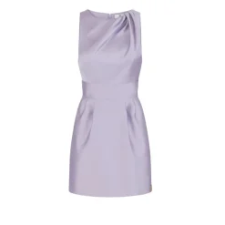 Vestido Duchesse con Detalles de Logo