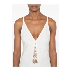 Vestido Largo con Cuello en V