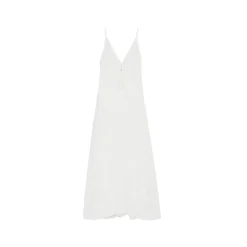 Vestido Largo con Cuello en V
