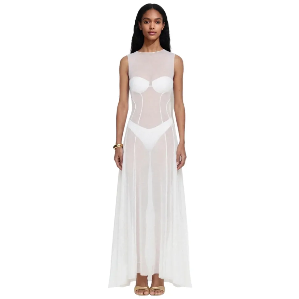 Vestido Largo de Tul