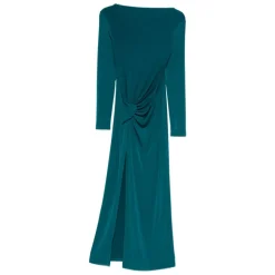 Vestido Largo Drapeado