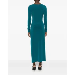 Vestido Largo Drapeado