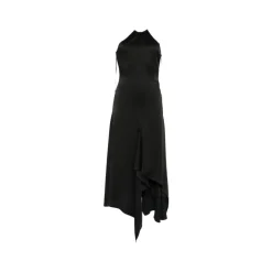 Vestido Midi de Cuello Halter