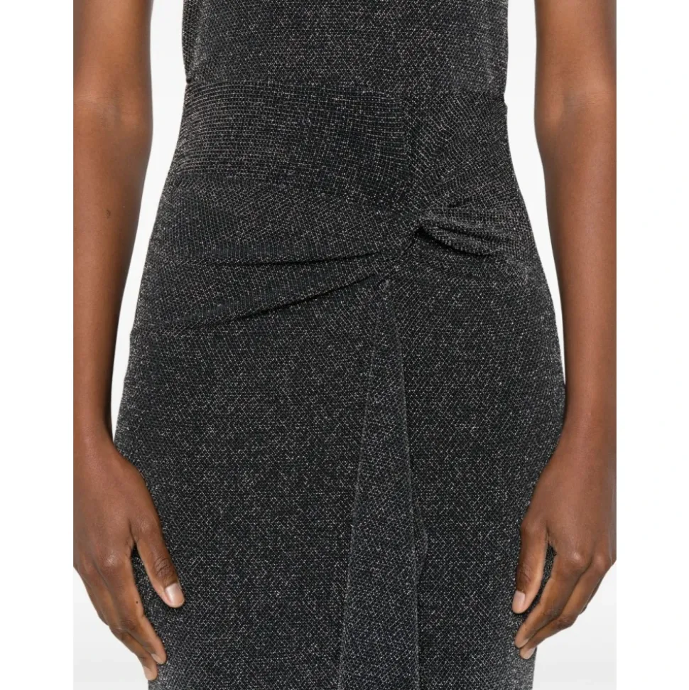 Vestido Midi Drapeado