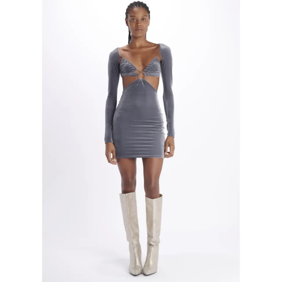 Vestido Mini de Terciopelo Azhar
