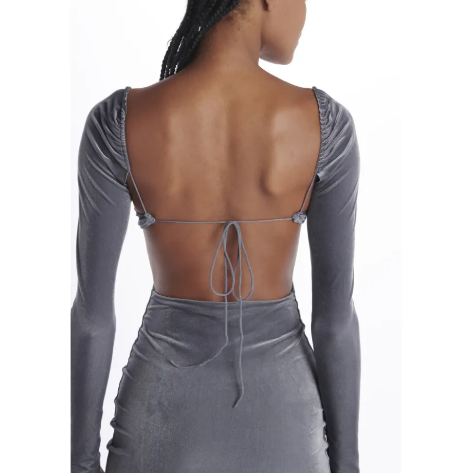 Vestido Mini de Terciopelo Azhar