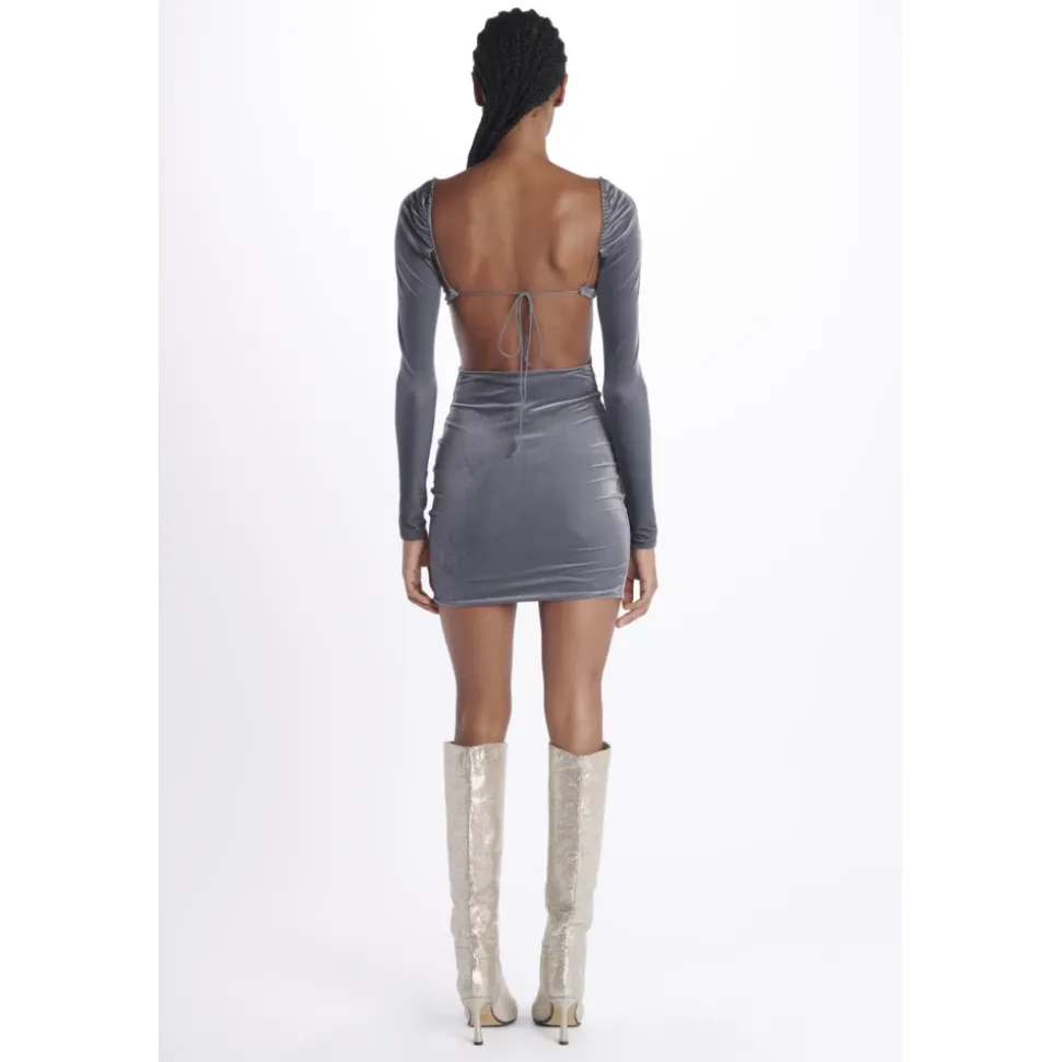Vestido Mini de Terciopelo Azhar
