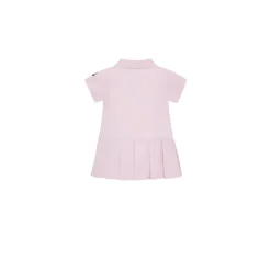Vestido Polo de Piqué con Pliegues