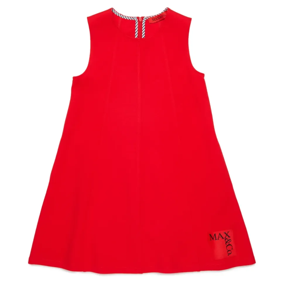 Vestido sin Mangas de Mezcla de Viscosa