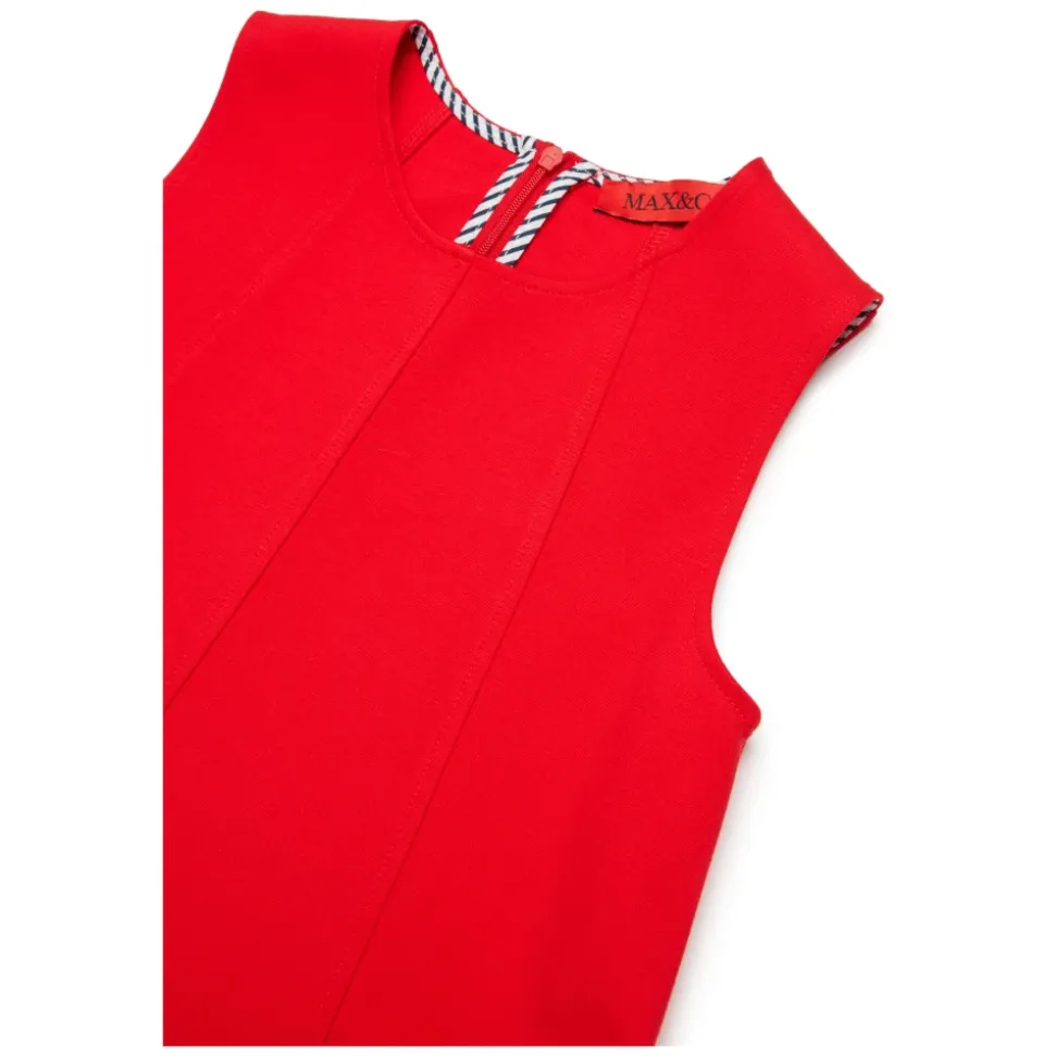 Vestido sin Mangas de Mezcla de Viscosa