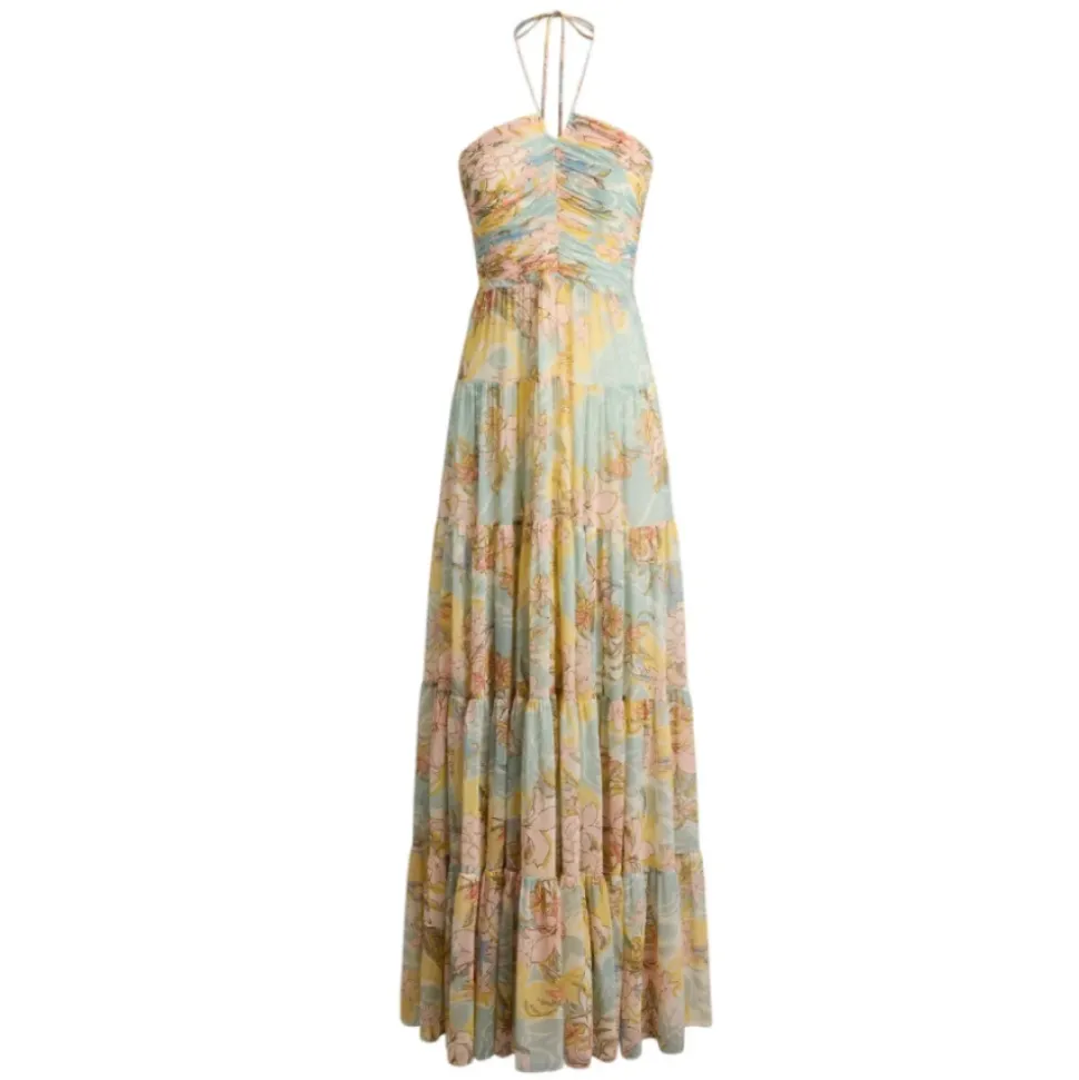 Vestido Tejido de Crinkle de Poliéster
