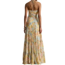 Vestido Tejido de Crinkle de Poliéster