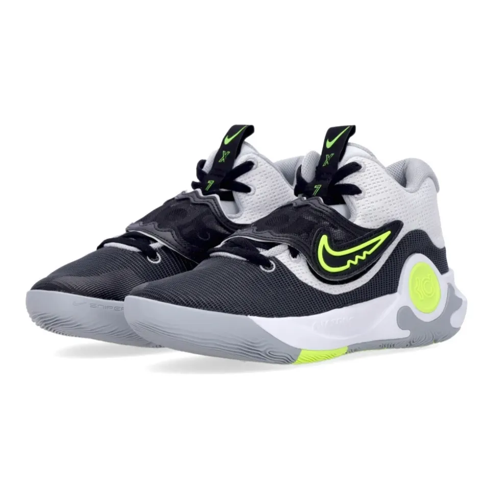 X Zapatilla de Baloncesto Hombre Blanco/Negro/Gris
