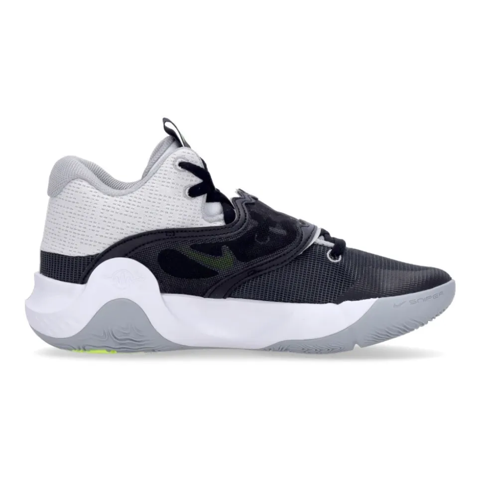 X Zapatilla de Baloncesto Hombre Blanco/Negro/Gris
