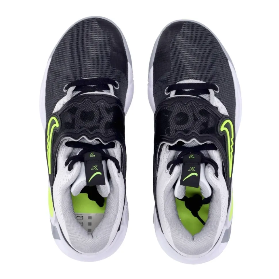 X Zapatilla de Baloncesto Hombre Blanco/Negro/Gris