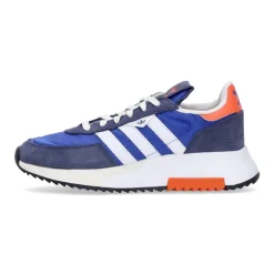 Zapatilla baja azul con detalles blancos
