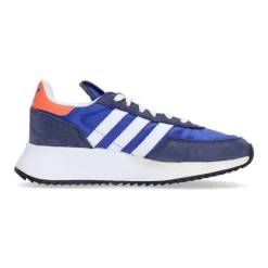 Zapatilla baja azul con detalles blancos