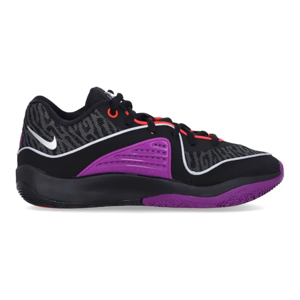 Zapatilla de baloncesto KD16 Negro/Morado/Plata