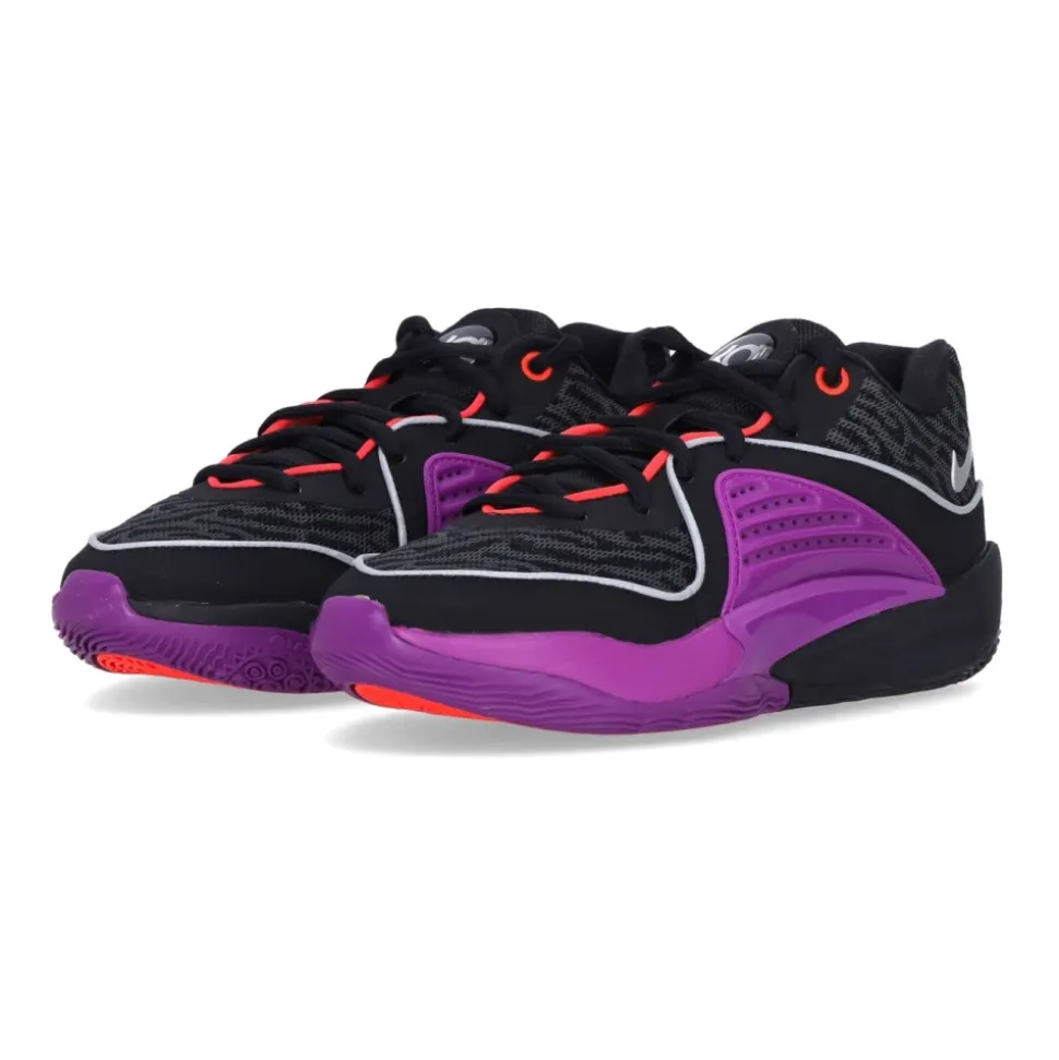 Zapatilla de baloncesto KD16 Negro/Morado/Plata