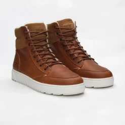 Zapatilla Elegante Cognac/Off-White