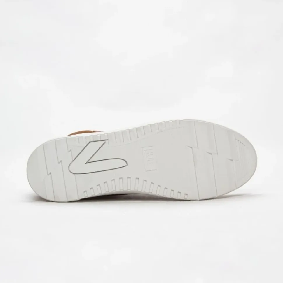 Zapatilla Elegante Cognac/Off-White