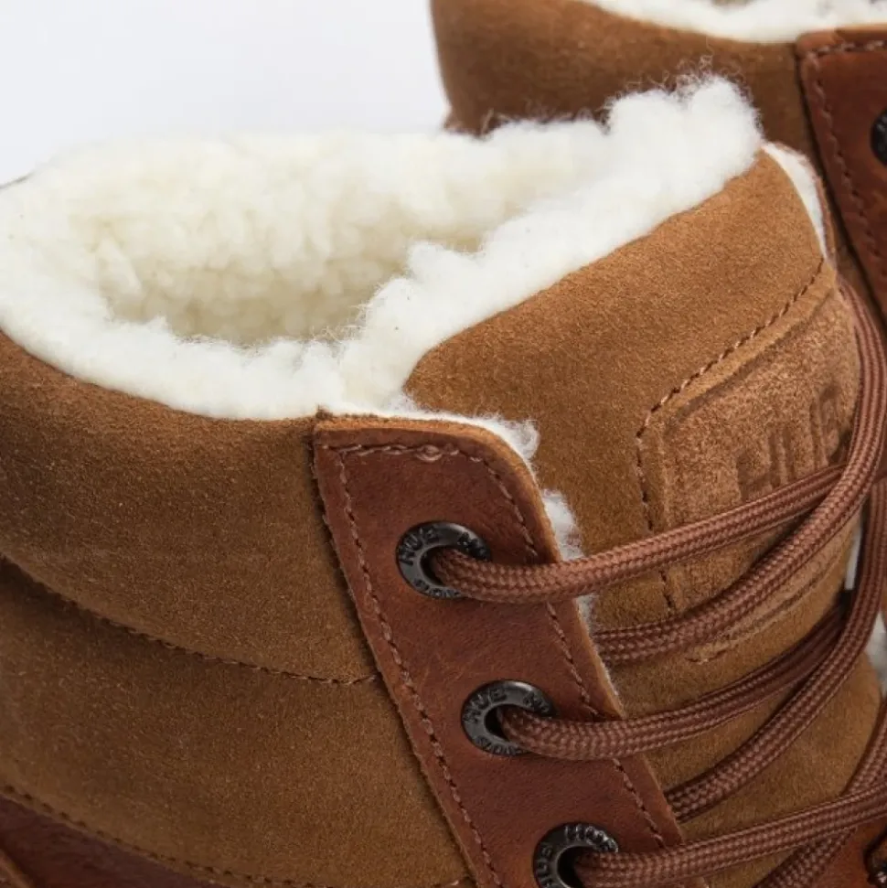 Zapatilla Elegante Cognac/Off-White