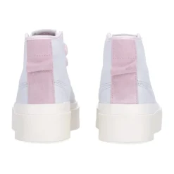 Zapatillas Altas Blancas Cristal