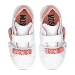 Zapatillas blancas bajas para niños