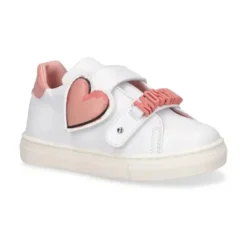 Zapatillas blancas bajas para niños