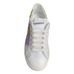 Zapatillas blancas bajas para niños