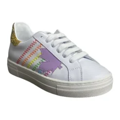 Zapatillas blancas bajas para niños