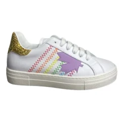 Zapatillas blancas bajas para niños