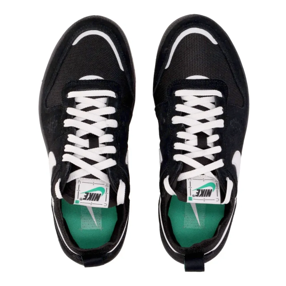 Zapatillas City Negras con Detalles Verdes