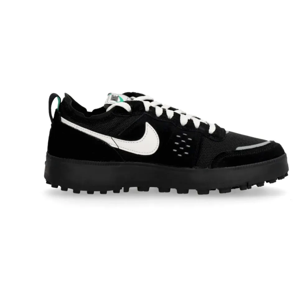 Zapatillas City Negras con Detalles Verdes