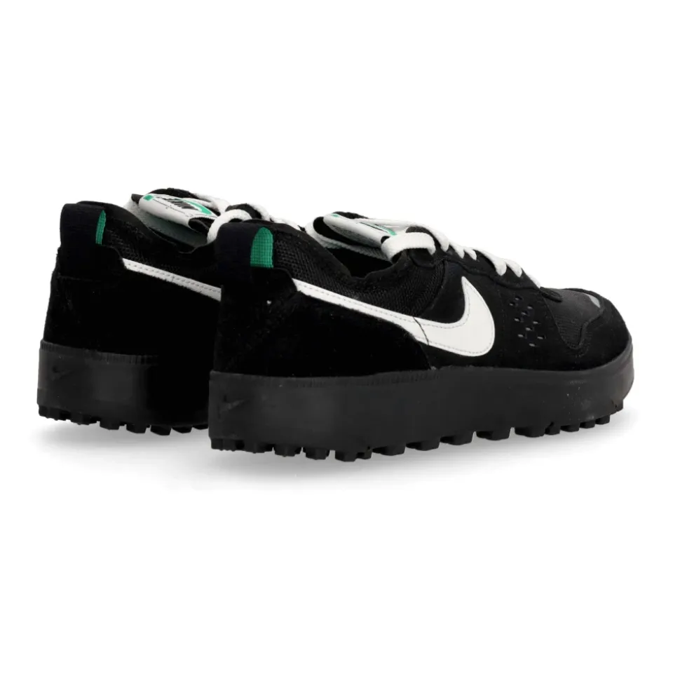 Zapatillas City Negras con Detalles Verdes