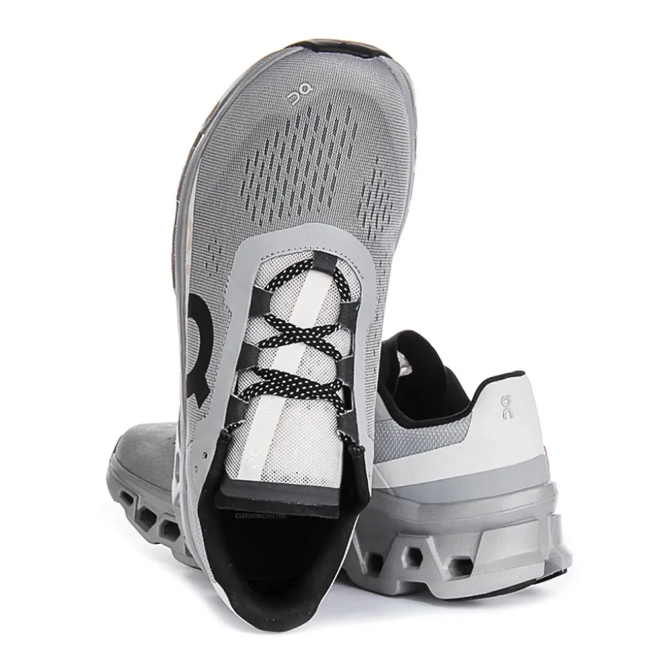 Zapatillas Cloudmonster Malla Gris Negro Hombre