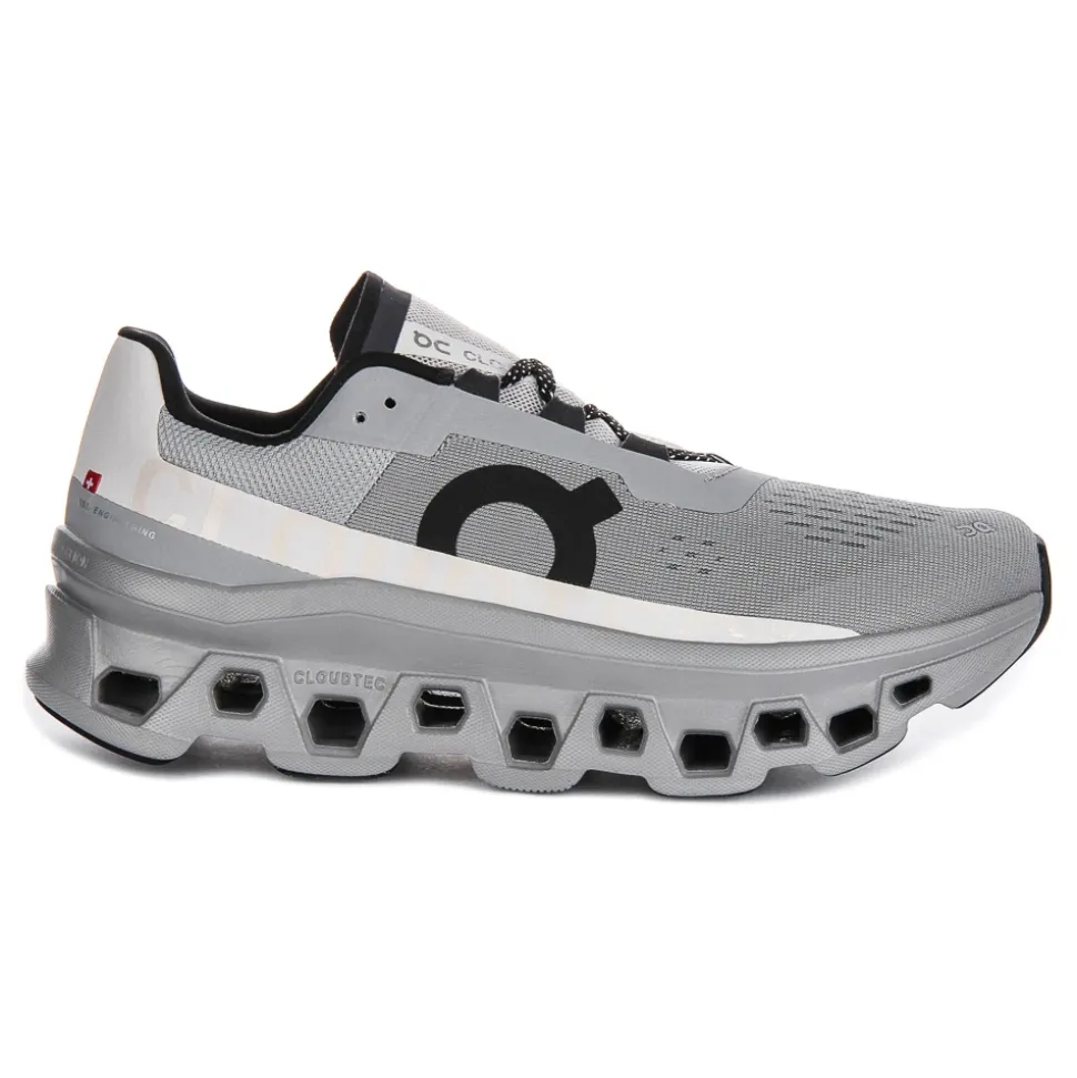 Zapatillas Cloudmonster Malla Gris Negro Hombre