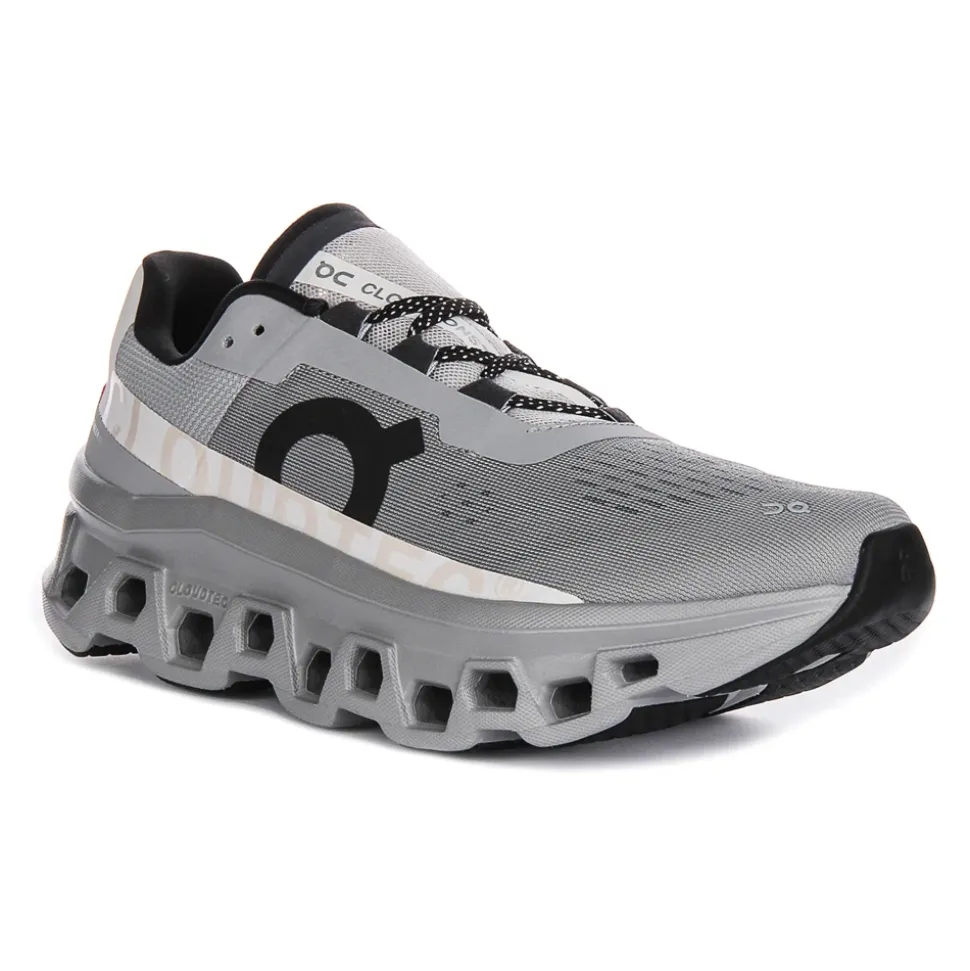 Zapatillas Cloudmonster Malla Gris Negro Hombre