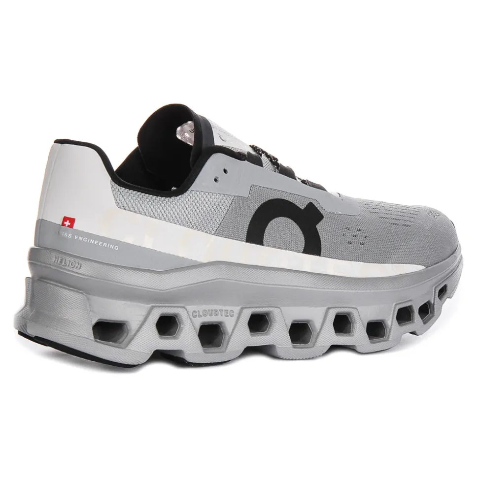 Zapatillas Cloudmonster Malla Gris Negro Hombre
