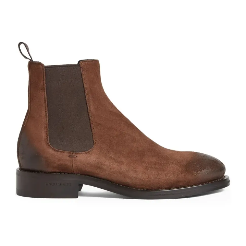 Zapatillas de cuero marrón