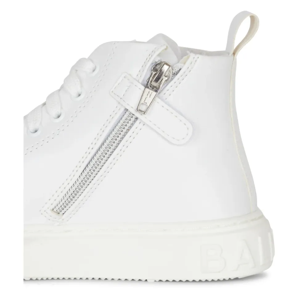 Zapatillas deportivas altas de cuero