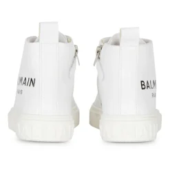 Zapatillas deportivas altas de cuero