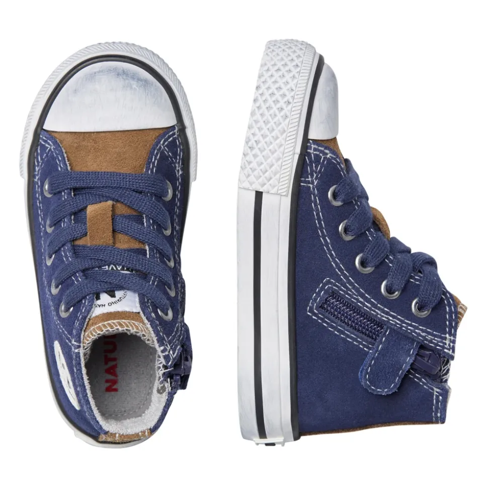 Zapatillas deportivas de corte alto de tejido YLFAS.