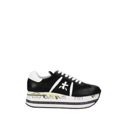 Zapatillas Deportivas Perforadas con Cordones y Suela de Plataforma