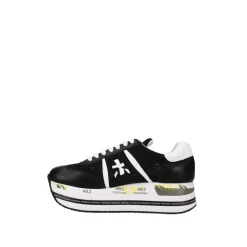 Zapatillas Deportivas Perforadas con Cordones y Suela de Plataforma