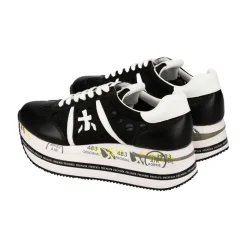 Zapatillas Deportivas Perforadas con Cordones y Suela de Plataforma
