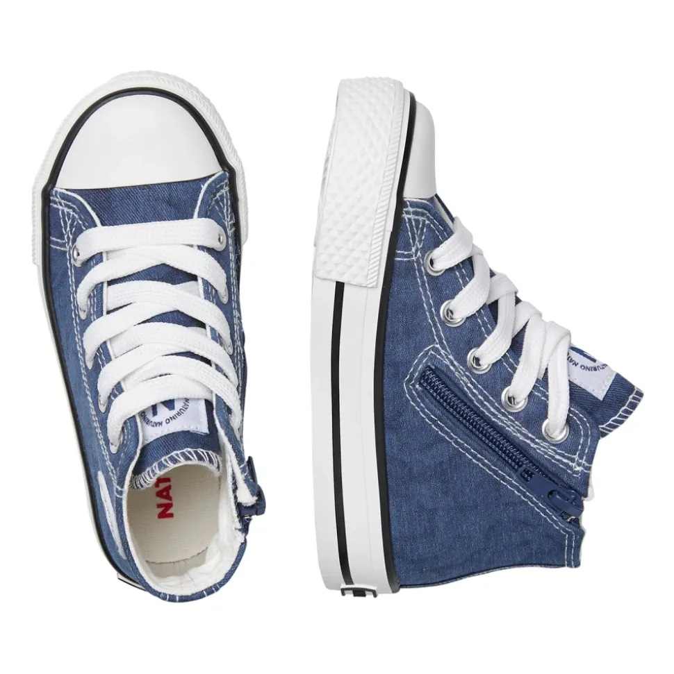 Zapatillas deportivas tobilleras de tejido YLFAS.